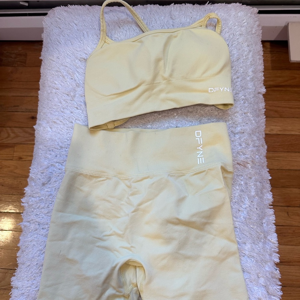Women's Yellow Intimate Set
